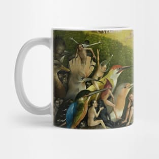 Garden of Earthly Delights ,Paradise, Birds and Animals Detail by Hieronymus Bosch Mug